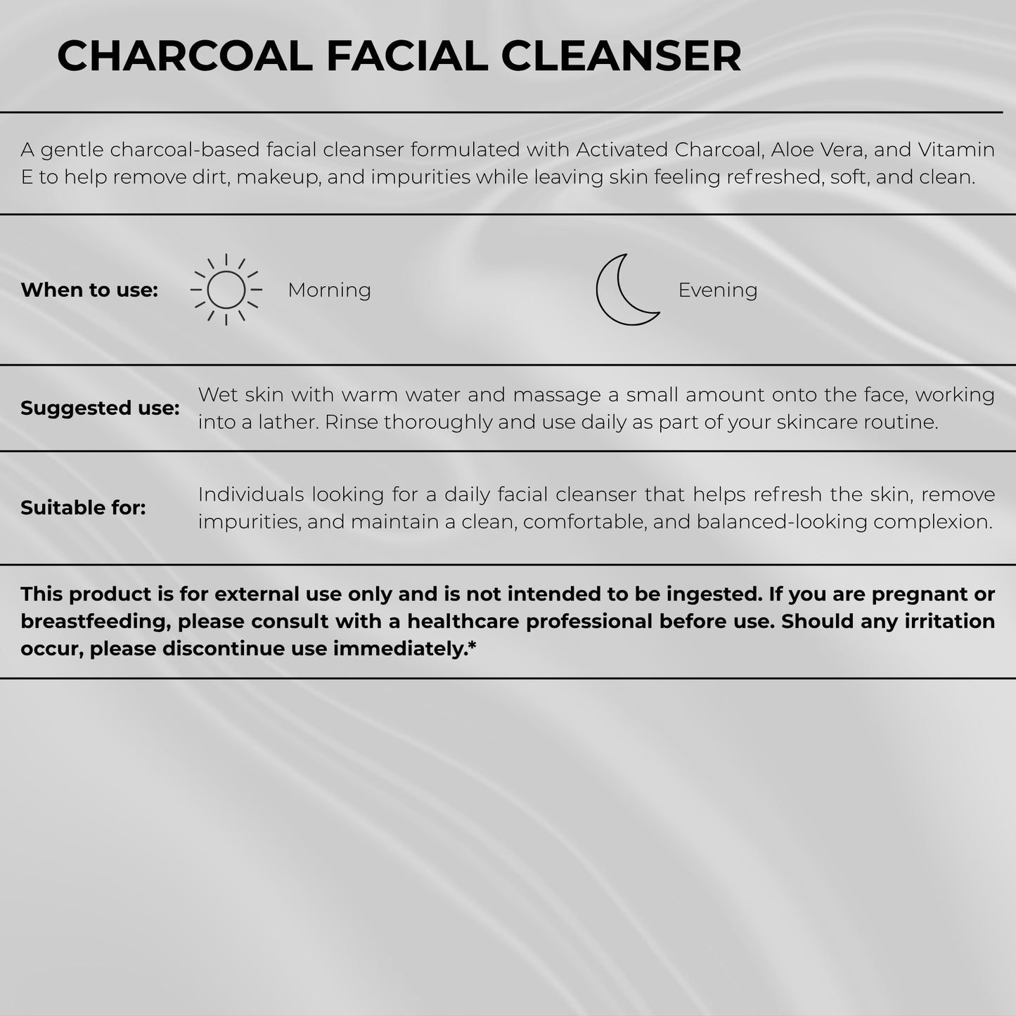 Charcoal Facial Cleanser