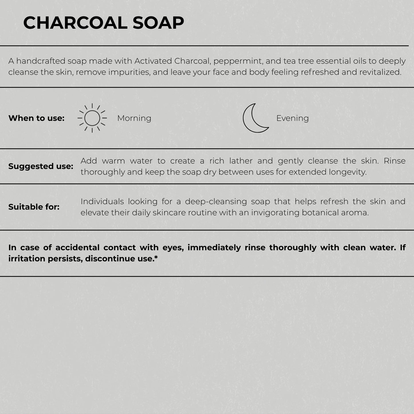 Charcoal Soap