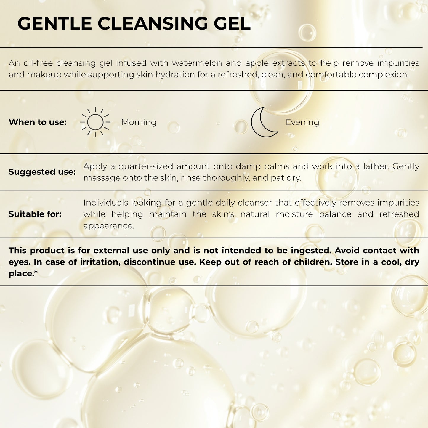 Gentle Cleansing Gel