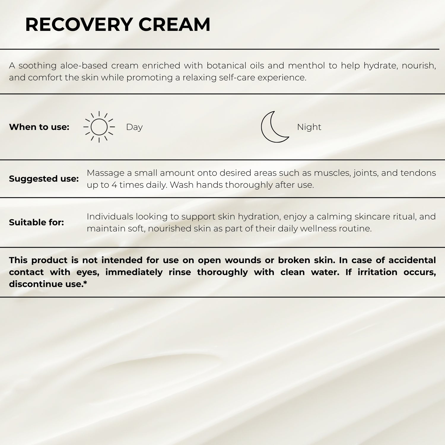 Recovery Cream
